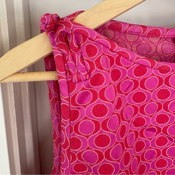 Trina Turk Moss 2 pant with matching top set Pink Ankle Cropped Pants size 6/Med - Picture 6 of 12